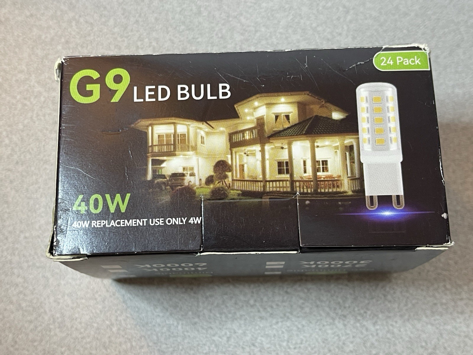 TJOY G9 LED Bulb 4W, 40 Watt Equivalent Halogen 3000K T4 120V dimmable 24-Pack gallery