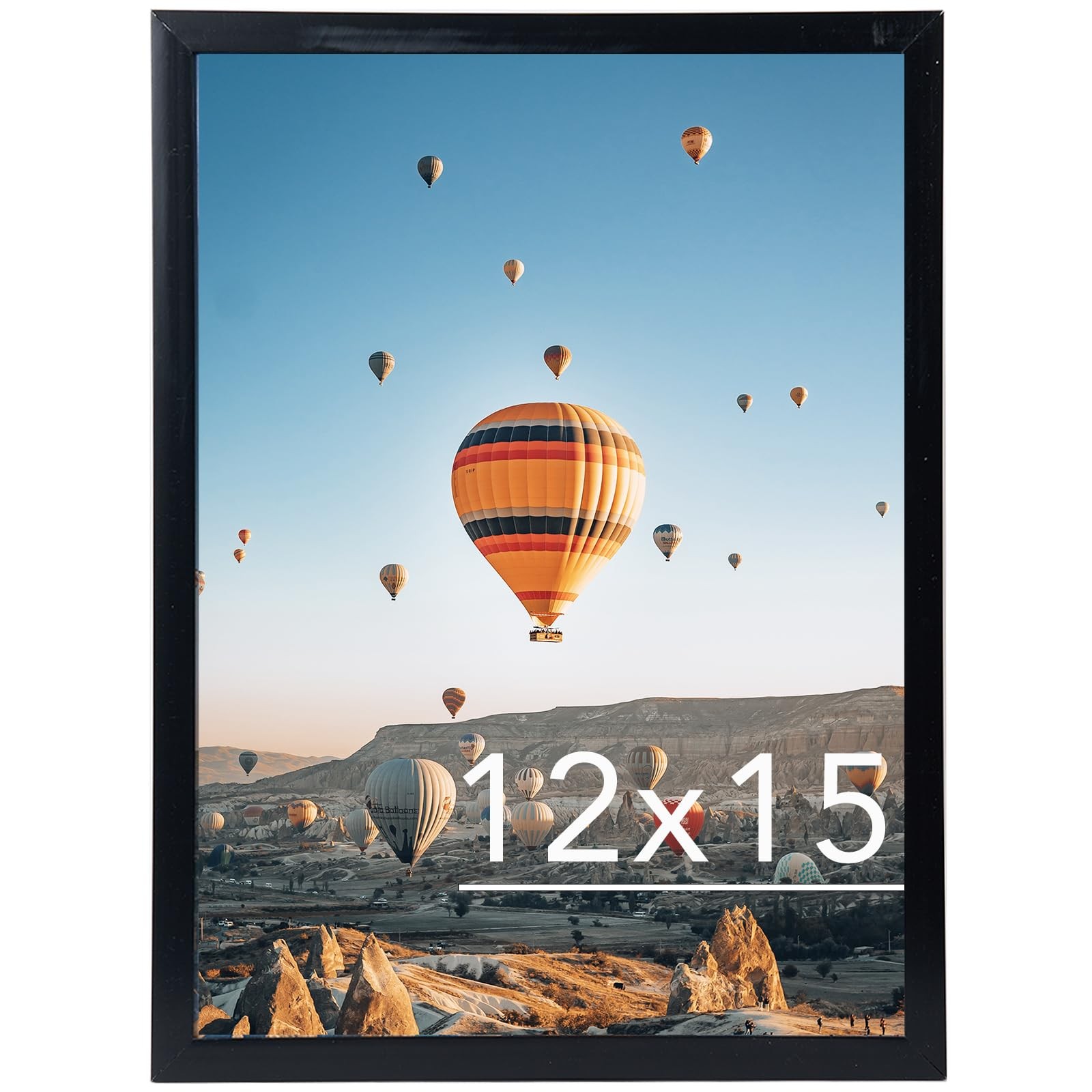 12x15 inch Picture Frame, Horizontal and Vertical Formats for Wall Hanging, 1... gallery