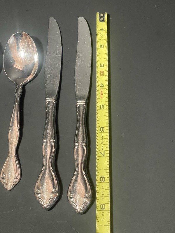 Oneida Community Cantata Stainless Flatware 9pc Dinner Fork Spoon Lot Silverware gallery
