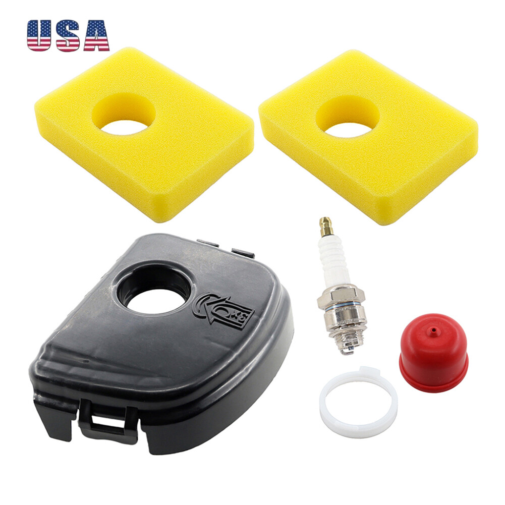 Air Filter Cover Spark Plug Kit For Troy Bilt TB110 TB115 TB554 Lawn Mower gallery