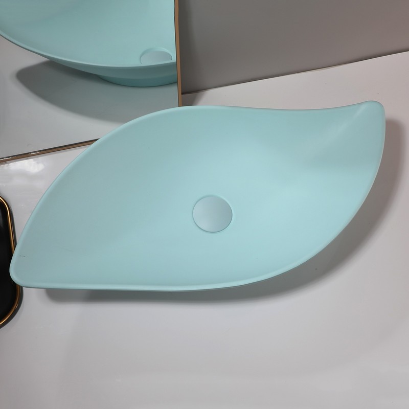 Stone Bathroom Rectangle Vanity Vessel Sink Above Counter Basin & Drain gallery