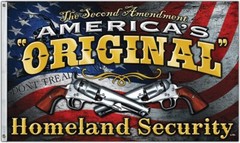 Second Amendment Flag America’s Original Homeland Security Freedom First 3 x 5ft