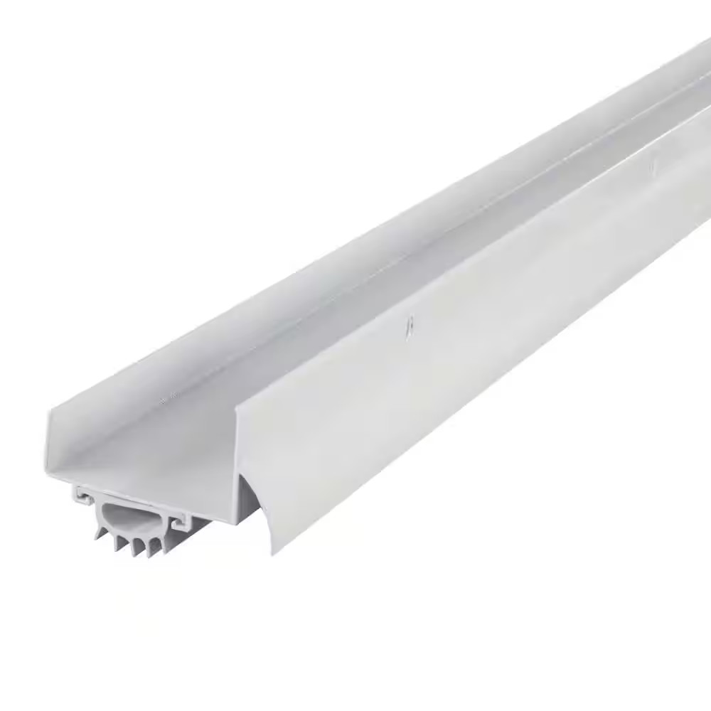 36 In. White Aluminum U-Shape Screw-On under Door Seal gallery