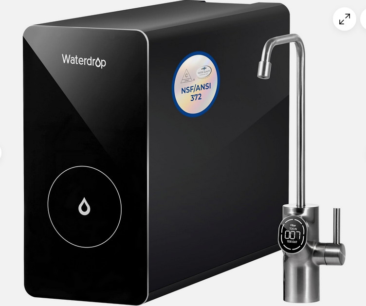 New, Waterdrop D6 Reverse Osmosis Water Filter, 600 GPD Under Sink Reverse Osmos gallery