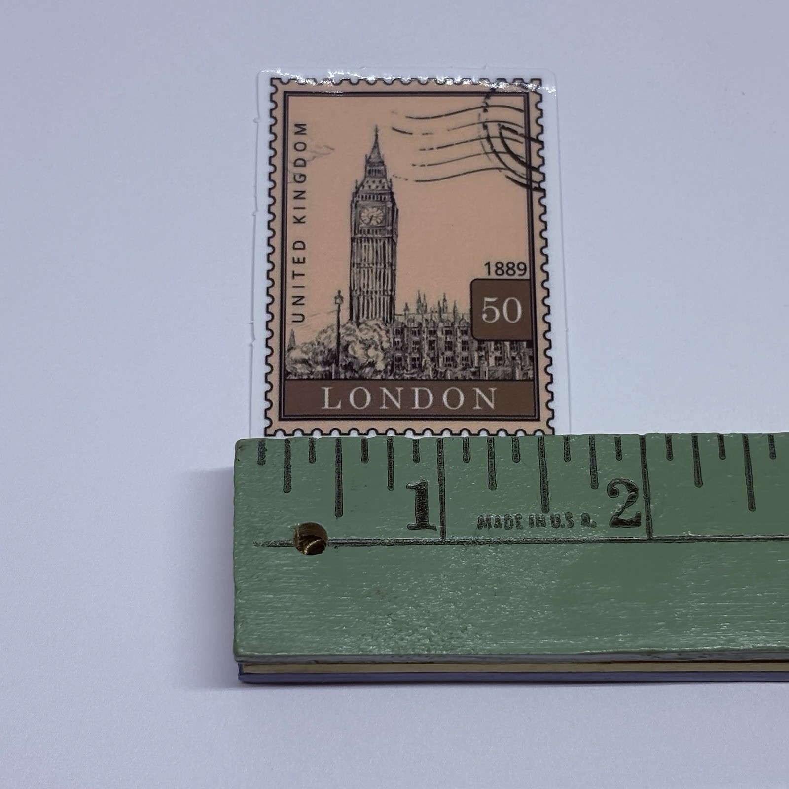 London Clock Tower Novelty Stamp Sticker Travel Art Decal Vinyl Country Tc9 gallery