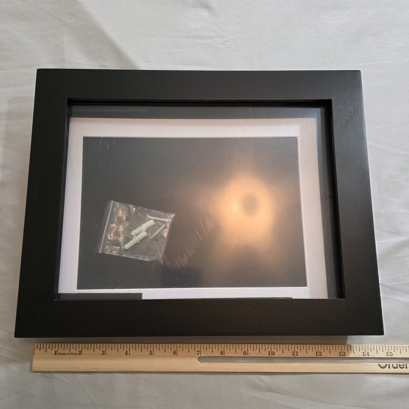 Black Deep Picture Frame Shadow Box 11 X 15 Wall Mounted MDF Contemporary Decor gallery