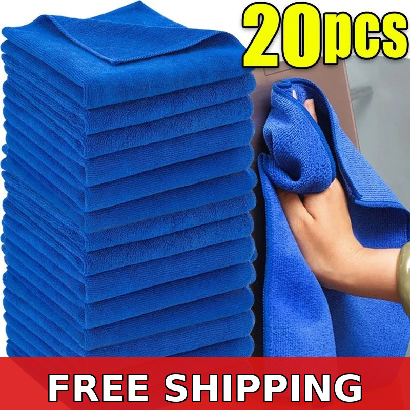 20PCS Microfiber Towels Car Wash Drying Auto Detailing Polishing Cloth gallery