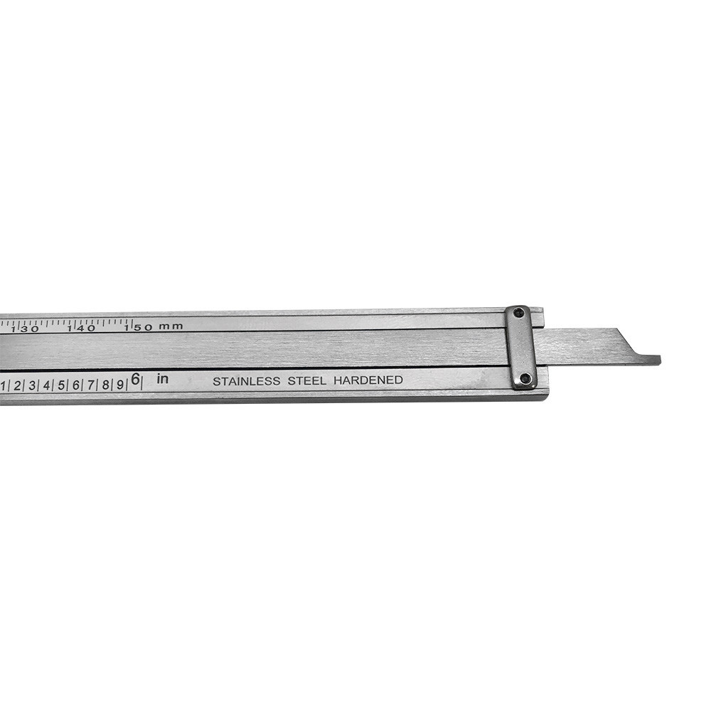 6''/150MM Dual Reading Dial Caliper Shockproof Scale Metric SAE Standard INCH MM gallery