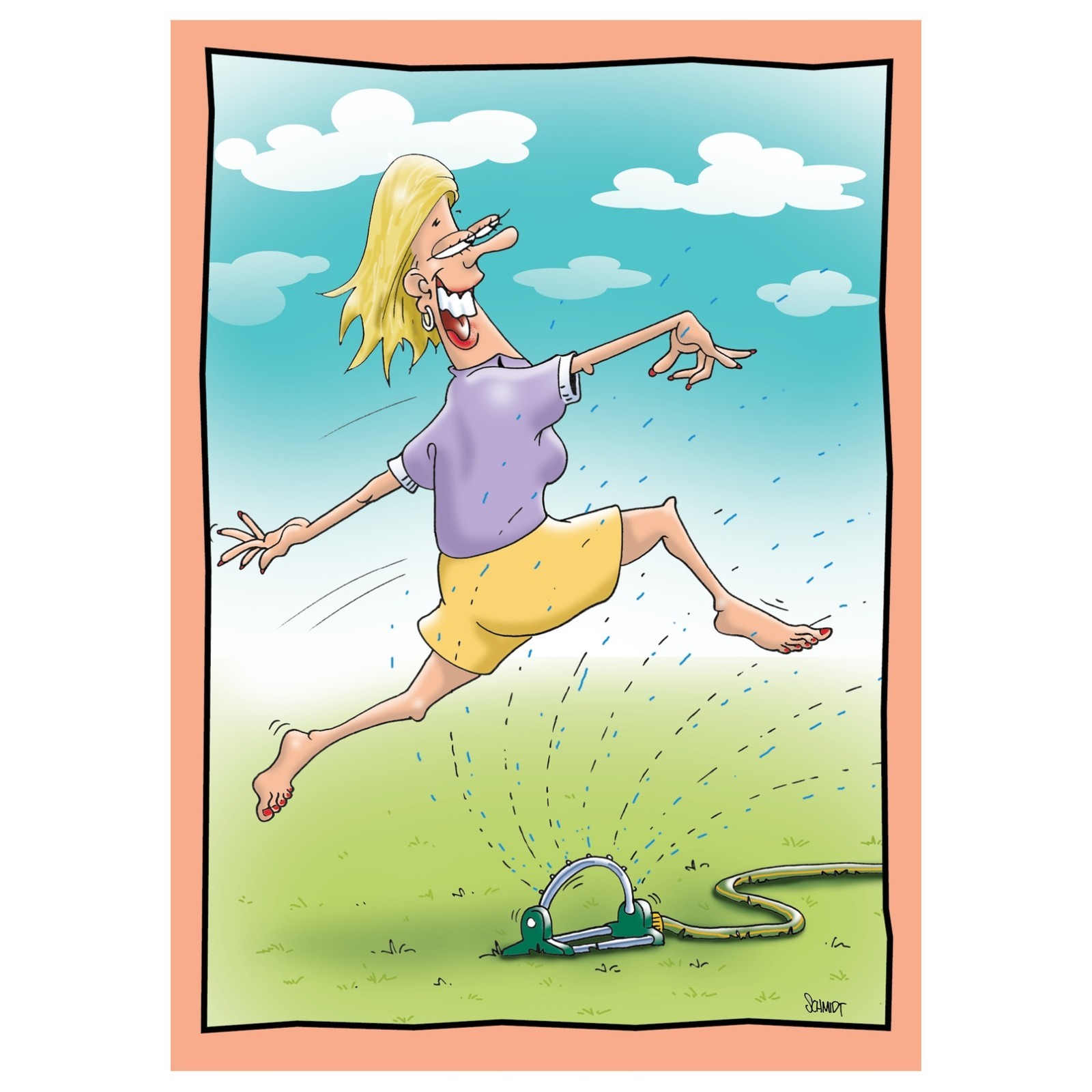 5x7 Card Greeting/ Graceful | Humorous Funny Birthday Card RB gallery