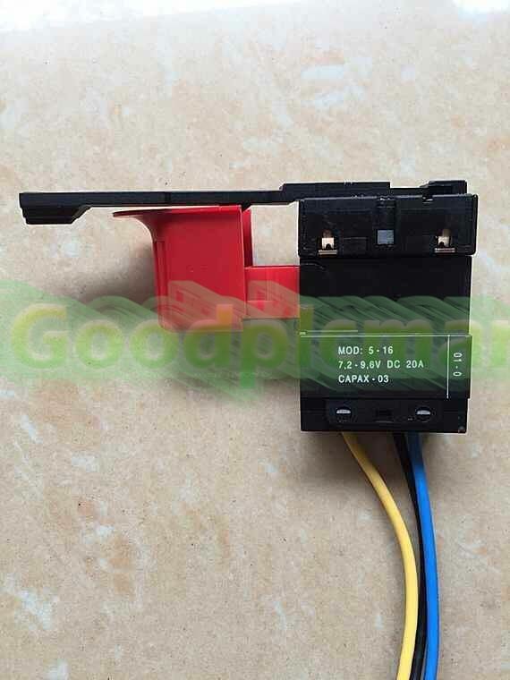 1PC For Electric Tools CAPAX03 7.2V-9.6V DC 20A Trigger Switch gallery