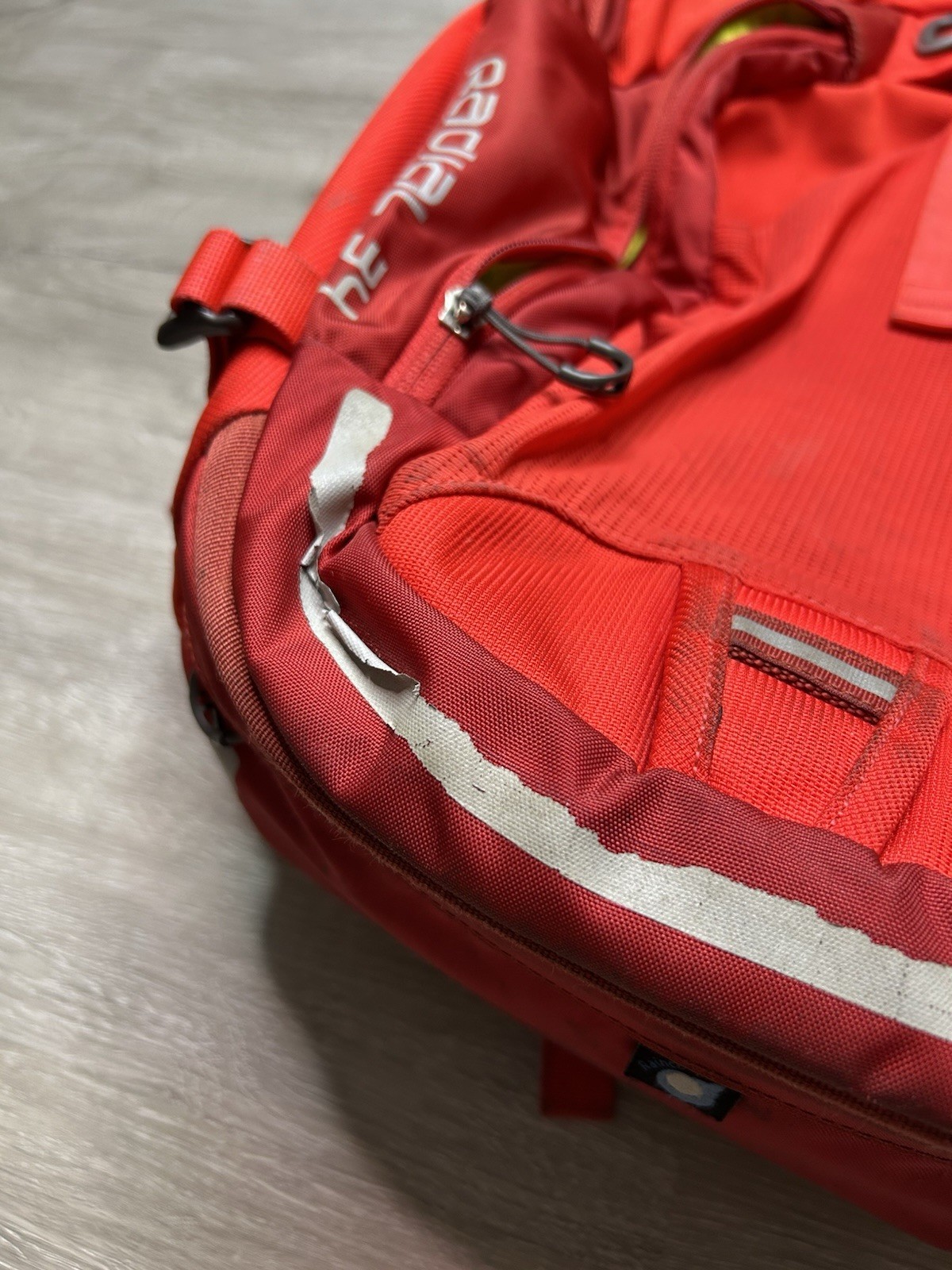 Osprey Radial 34 Backpack Red Commuter 5