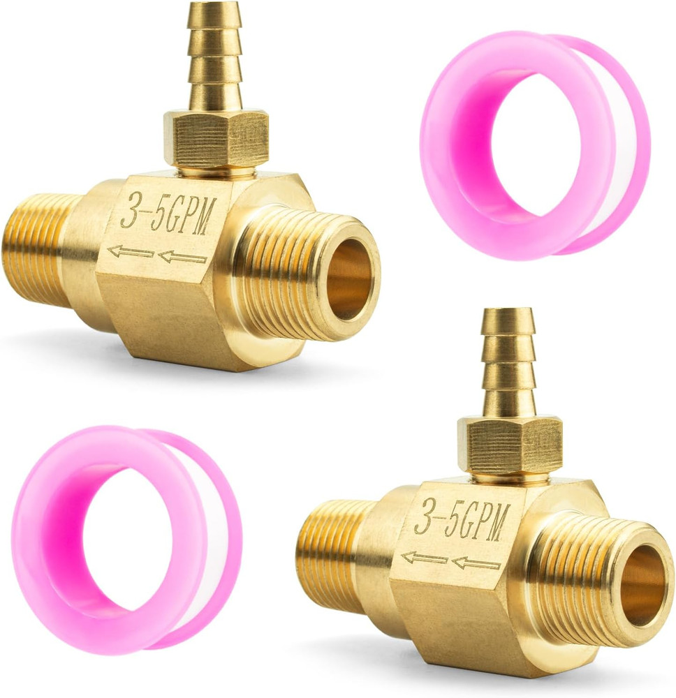 2 Pack down Stream Injector Pressure Washer High Draw Fixed 3-5GPM 4500PSI
