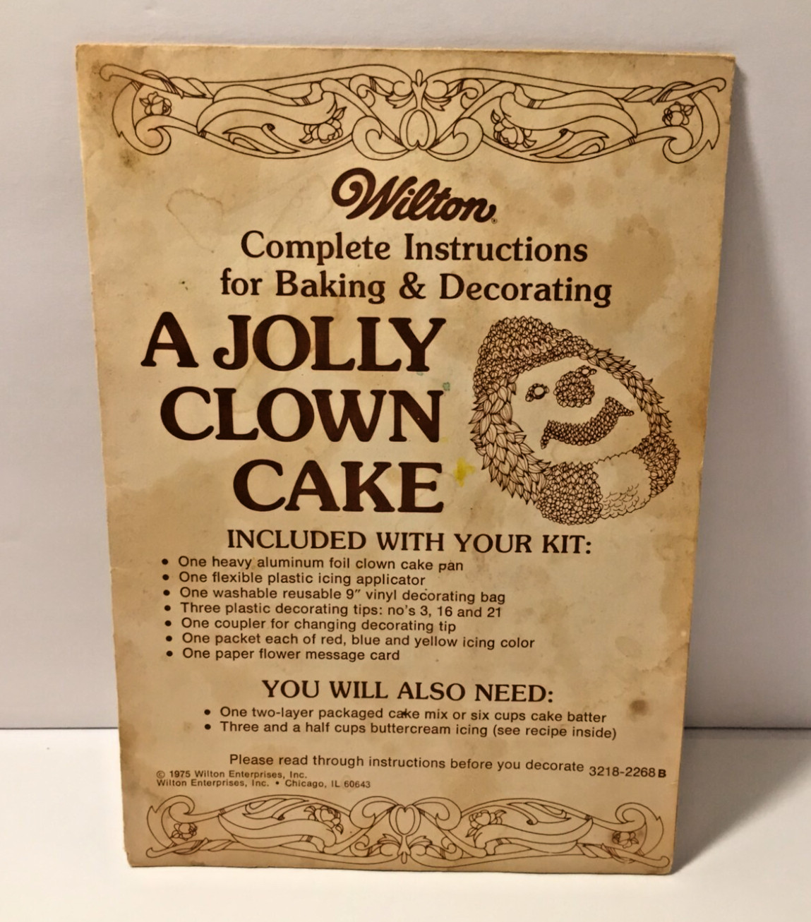 Wilton Complete Instructions for Baking & Decorating A Jolly Clown Cake gallery