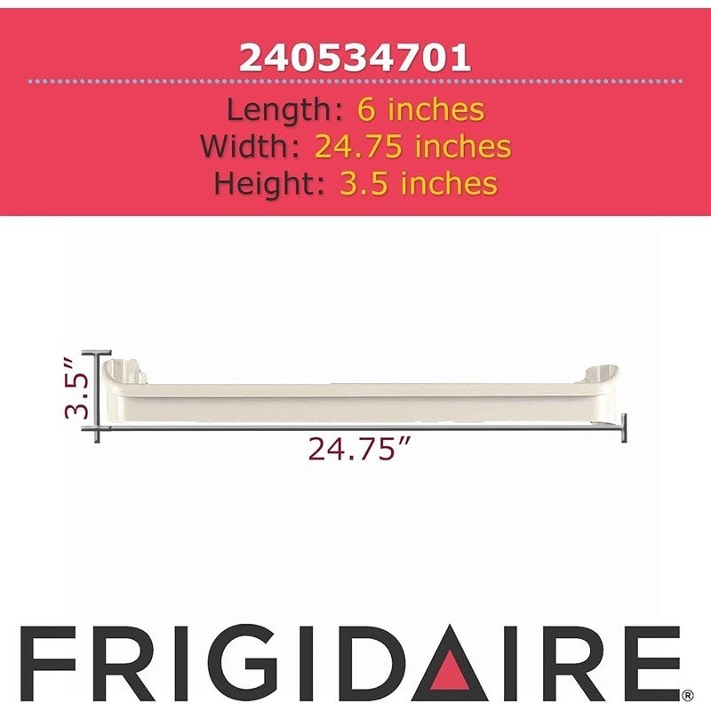Replacement Door Rack Refrigerators Part 240534701 Compatible Crosley Models New gallery