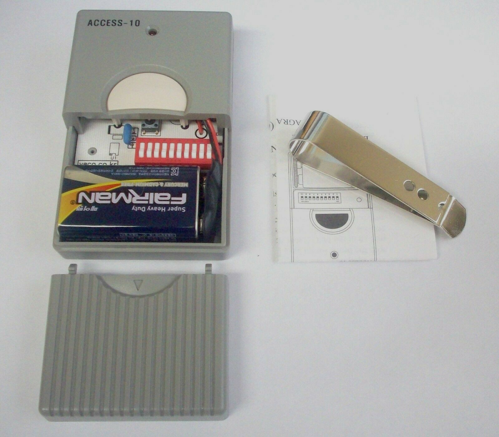 Garage and Gate Door Remote Control Opener Transmitter 10 Digit EZ Code R300 gallery