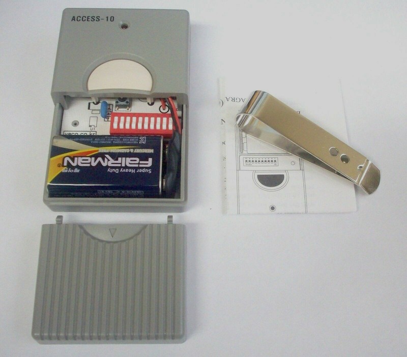 Garage and Gate Door Remote Control Opener Transmitter 10 Digit EZ Code R300 gallery