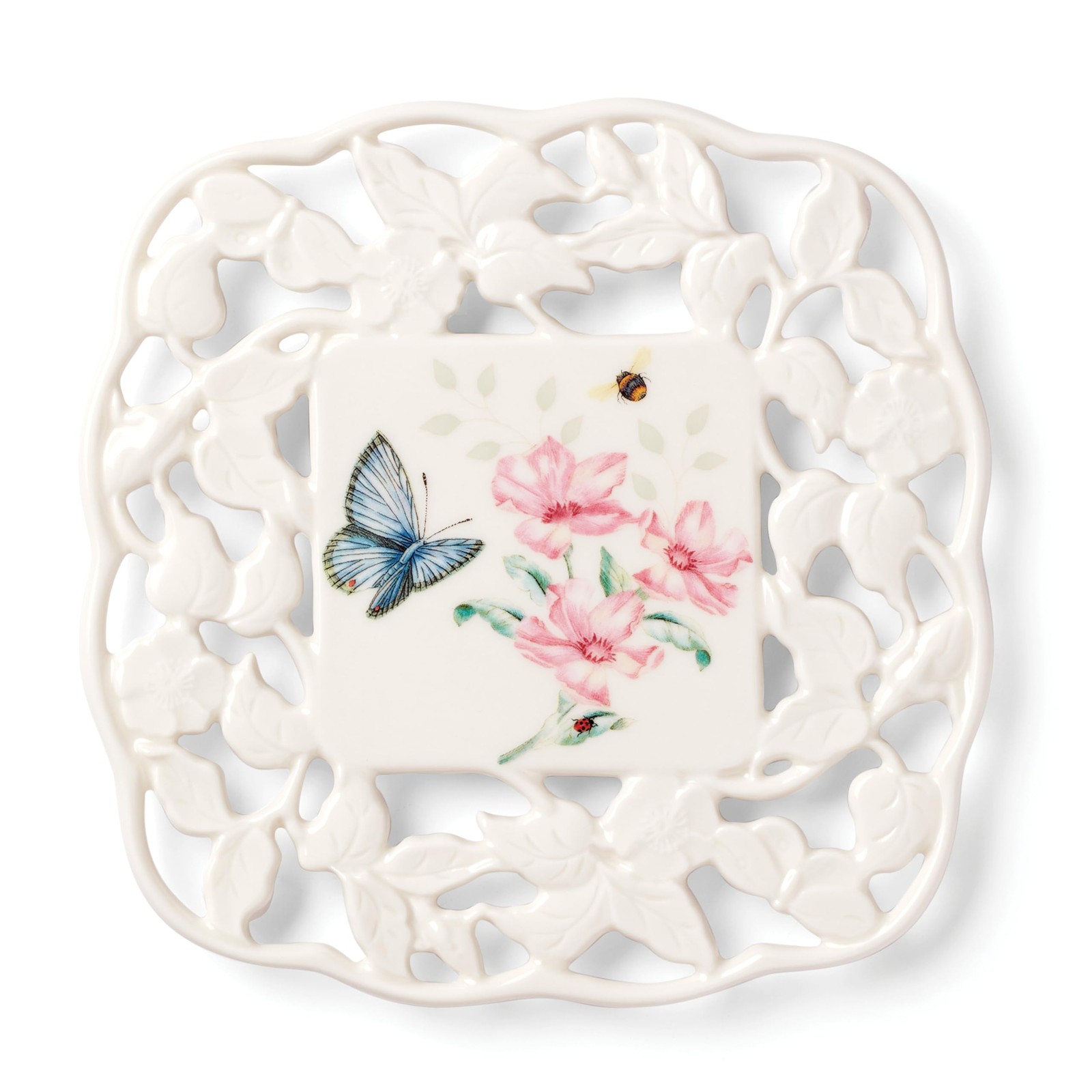 Lenox Butterfly Meadow Trivet Multi Color Heat Resistant Kitchen Table Decor gallery