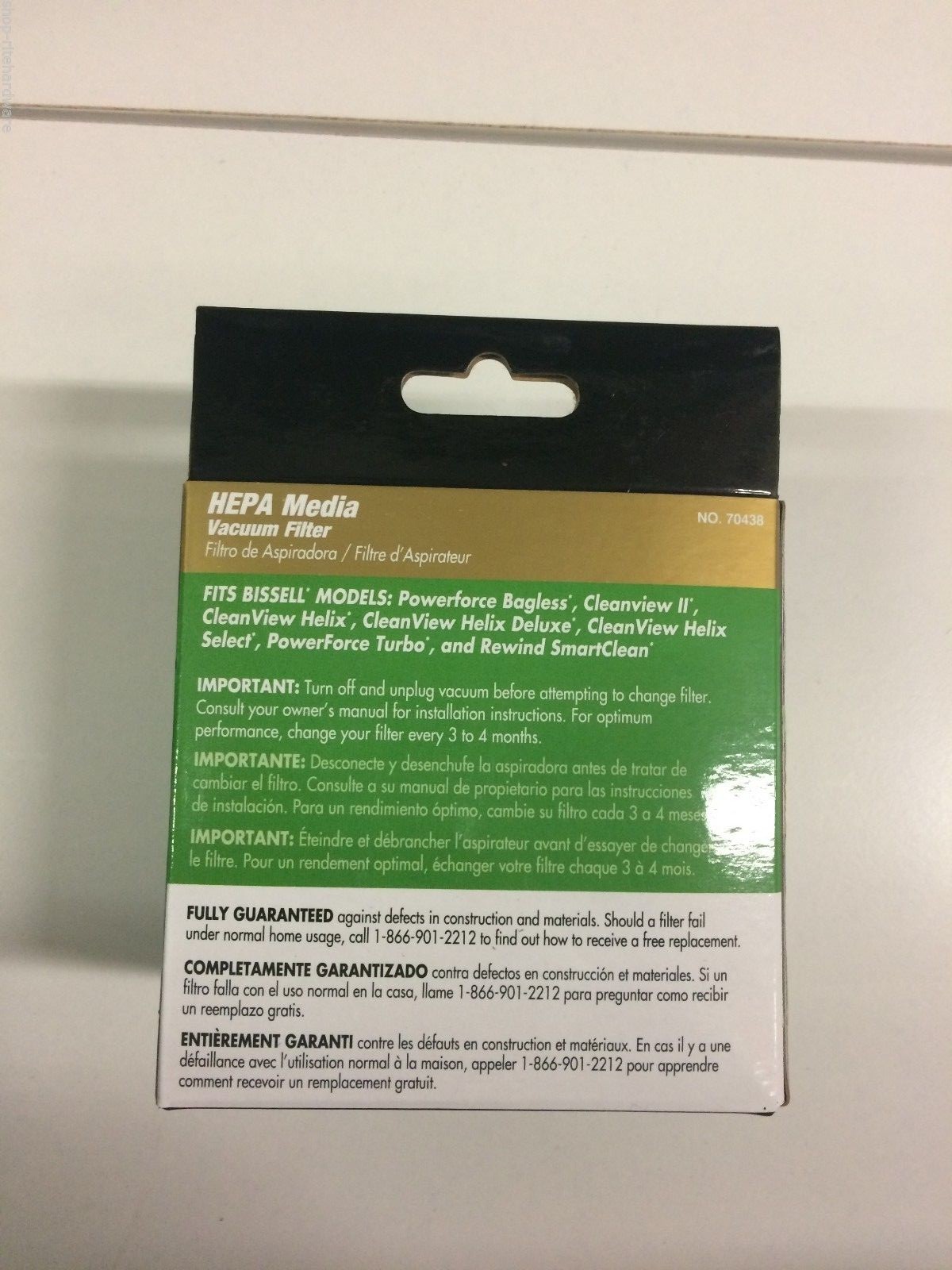 NEW FRESH SOLUTIONS ALLERGEN FILTRATIONS BISSELL 9 10 12 16 VACUUM FILTER 70438 gallery