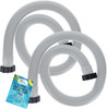 above Ground Pool Hose Replacement 1.5" Diameter X 59" Long, Pack of 2 - Compati gallery