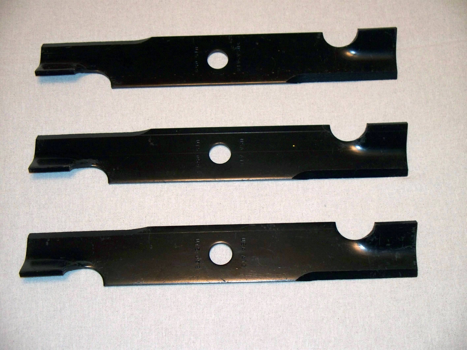 #19 NEW 3-pc set Oregon 92-029 U15-059 Exmark Radius E-Series Mower Blade gallery