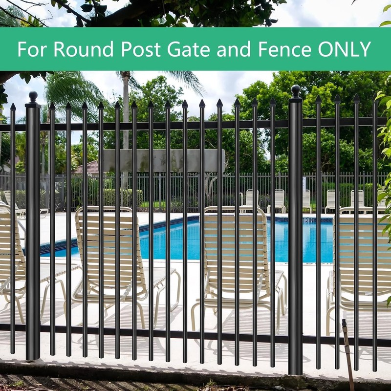 Child-Safe Pool Gate Latch | Versatile Auto Lock 1-3/8" x 2-1/2" for All Gates gallery