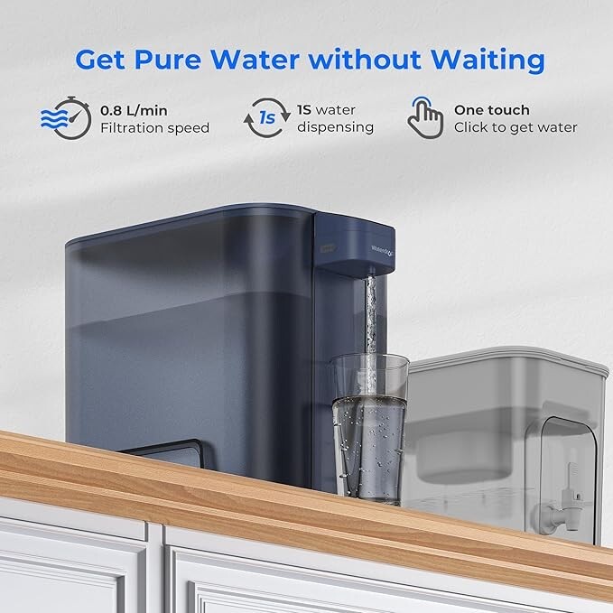Waterdrop Mega Electric Water Filter Pitcher, Dispenser, NSF/ANSI 42&53&401&372 gallery