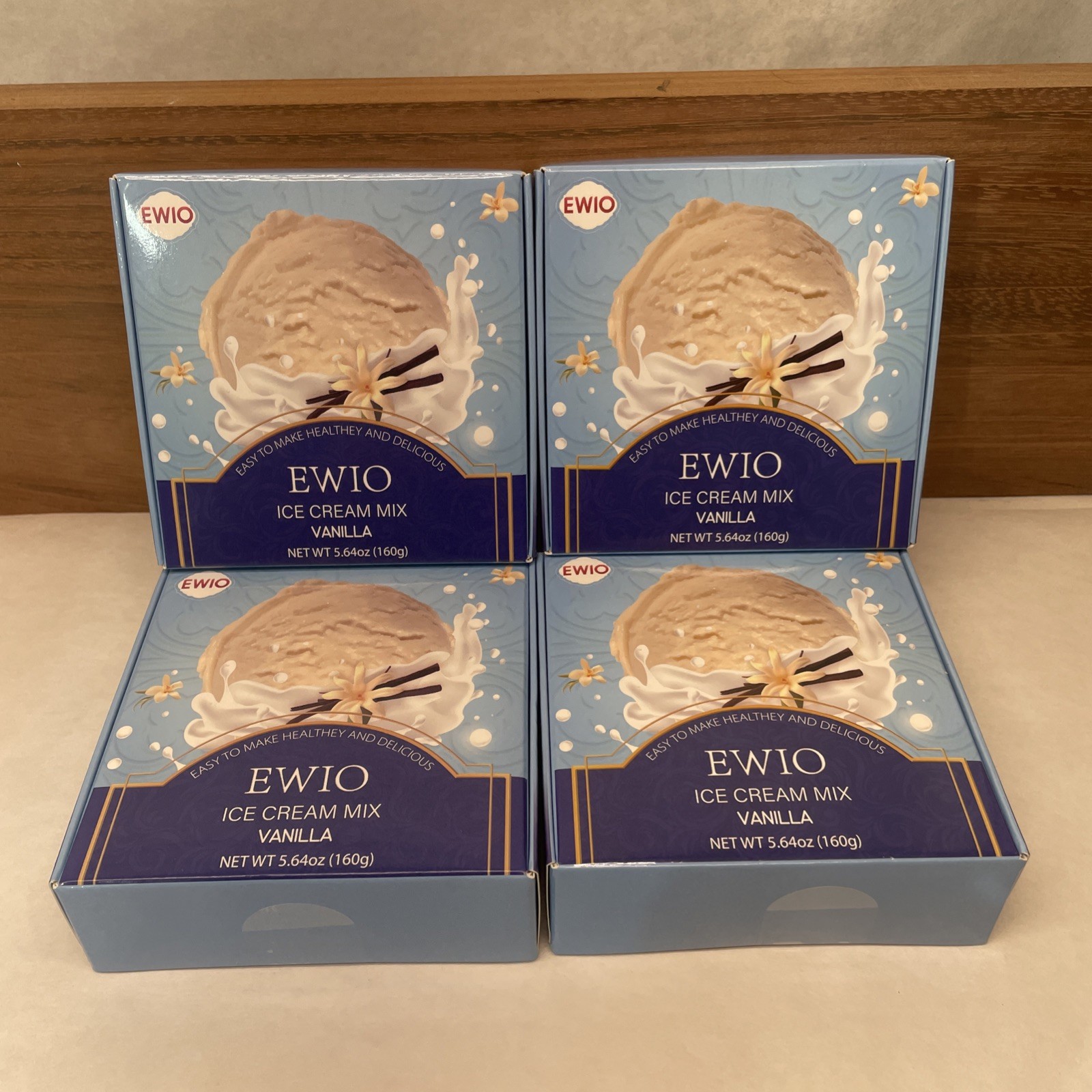 Vanilla Ice Cream Mix. 4 Boxes. 2 Packets Each Box. BB 6/2026 gallery