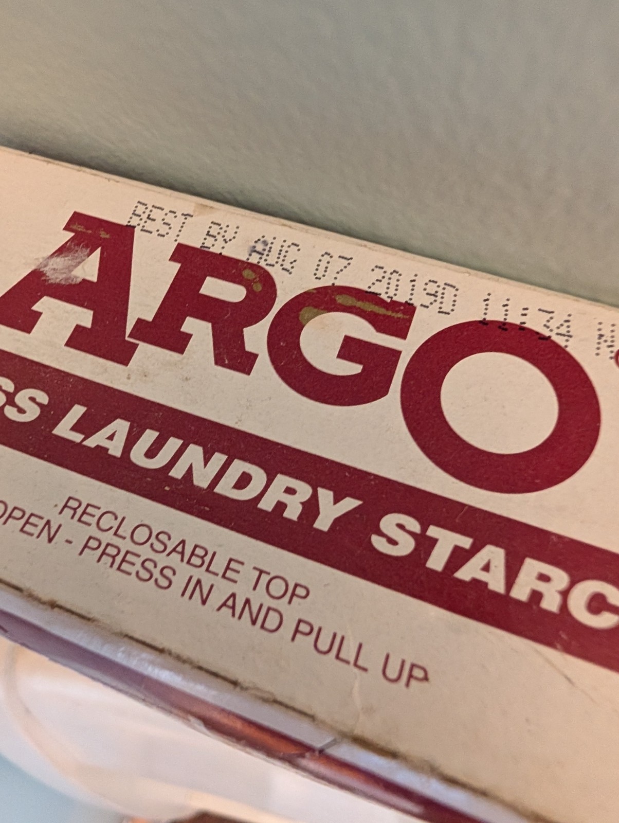 ARGO Gloss Laundry Starch Remove Greasy Spots (5592916) LOT of 3!! Expired. gallery