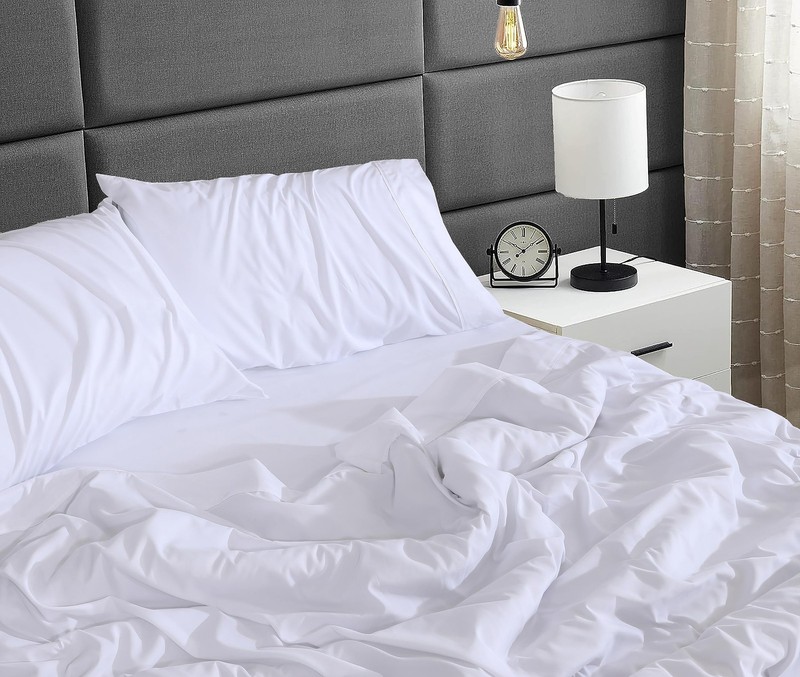 Full Size Sheets Set, Brushed Microfiber Sheets 4 Pieces (1 Fitted Sheet, 1 F... gallery