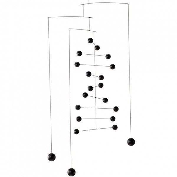 Flensted Counterpoint Modern Hanging Mobile Kinetic Art Sculpture Black Danish gallery
