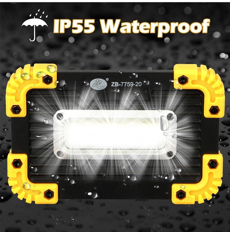 4Pcs LED COB Work Lights Spotlight Floodlight Rechargeable Emergency Flashlight gallery