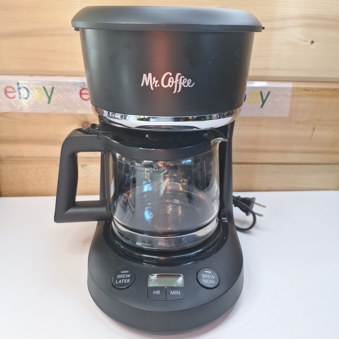 TESTED Mr. Coffee 5-Cup Programmable Coffee Maker - Black , no Box gallery