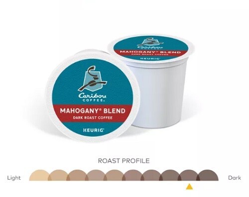Caribou Coffee Mahogany Blend Coffee, Dark roast, 96ct. Free Shipping gallery