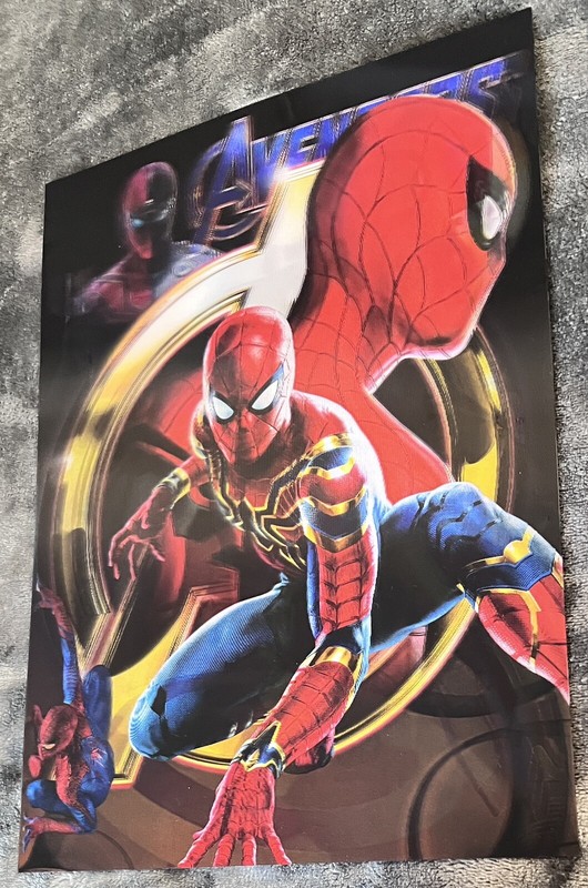 Marvel,Spider Man,Iron Man,captain America-3D Poster,3 images In One, 3D Effect gallery