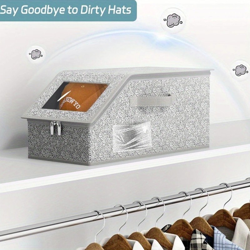 1 PCS Stackable Hat Storage for Baseball Caps, Holds up to 24 Caps Hat Organizer gallery