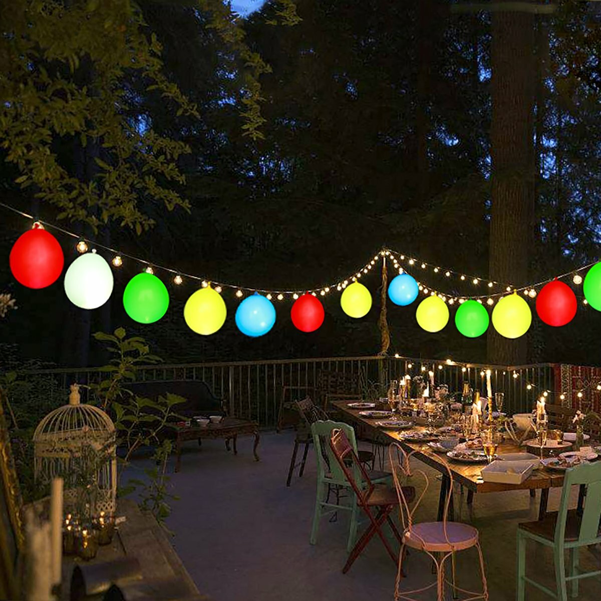 10 Pack Balloons String Lights Premium Mixed-Colors New GIGALUMI LED Light Up gallery