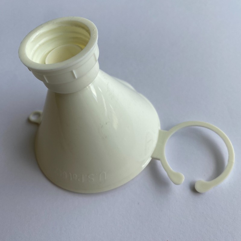 Threaded Screw-On Funnel White – Fits 16oz & 32oz Bottles Dual Thread 28mm/24mm gallery