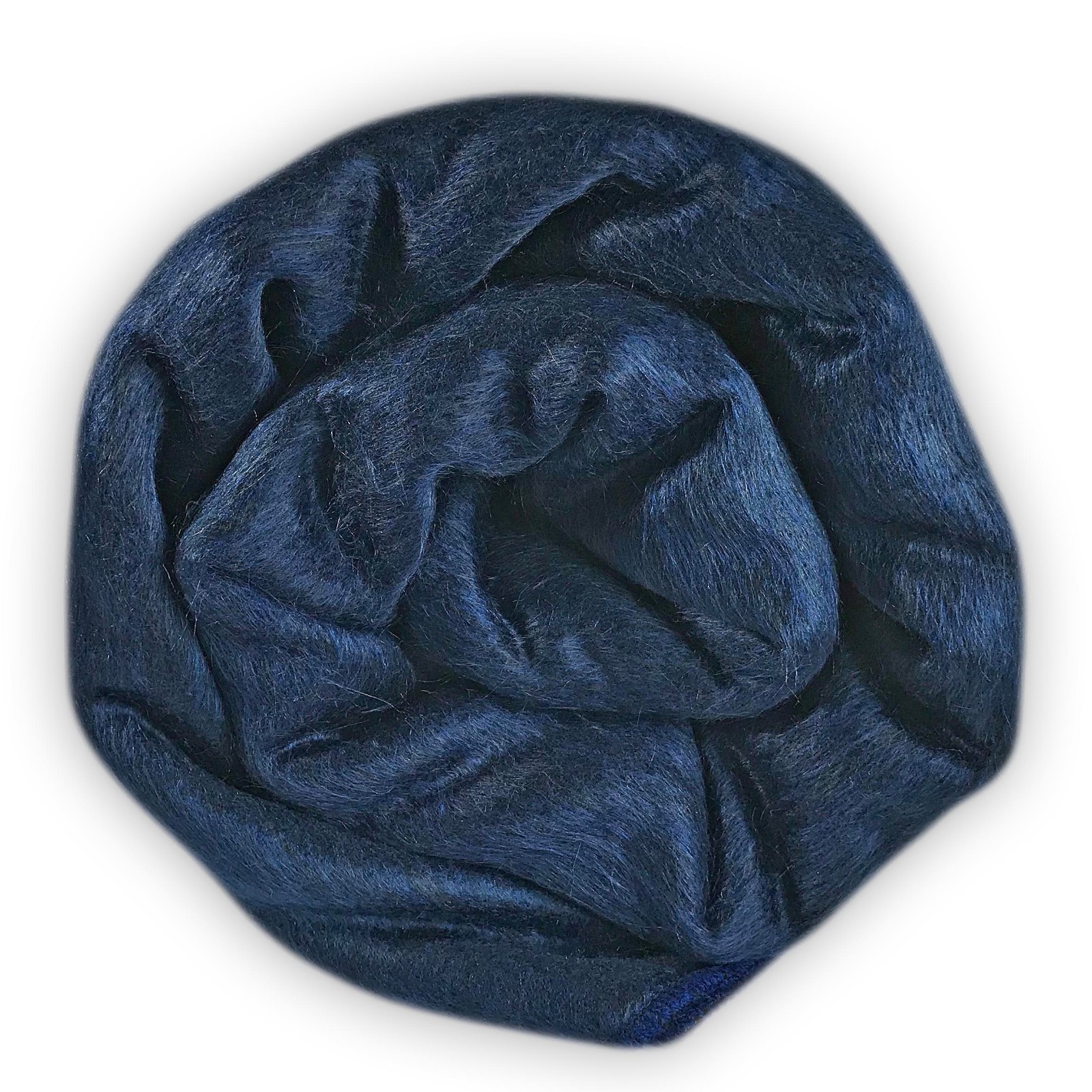 SOFT & WARM ALPACA LLAMA WOOL BLANKET MIDNIGHT BLUE QUEEN BED SOFA COVER 95"x67" gallery