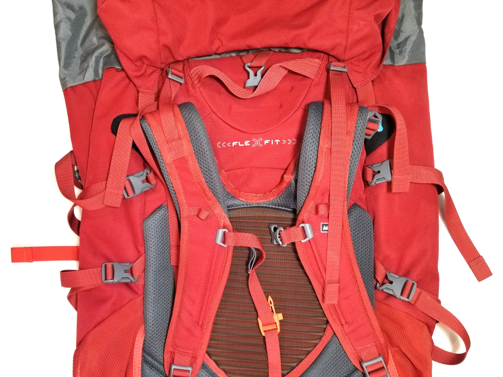 REI Yosemite 75 Hiking Backpack CCFLEXFIT - Red/Gray 5