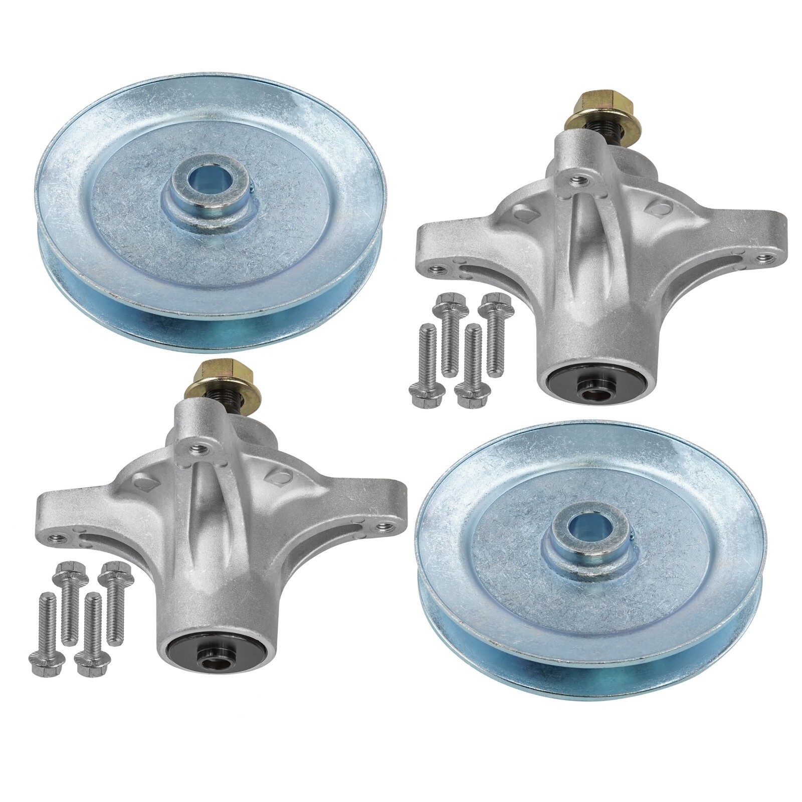 42" Deck Spindle & Pulley for Toro SS4260 SS4200 SS4216 SS4235 74616 SS4225 gallery