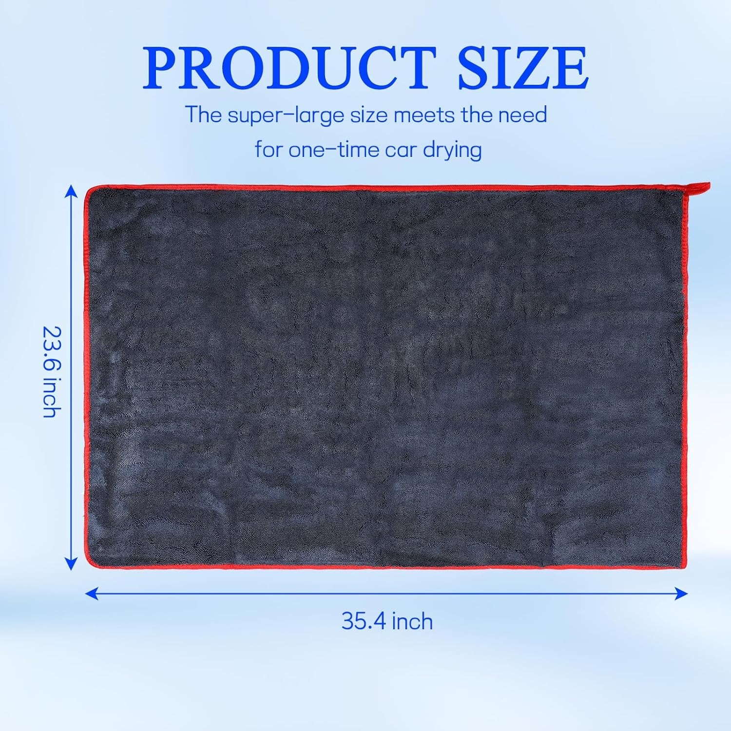 Large Microfiber Car Drying Towel, Ultra Absorbent Microfiber Cleaning 36"x 24" gallery