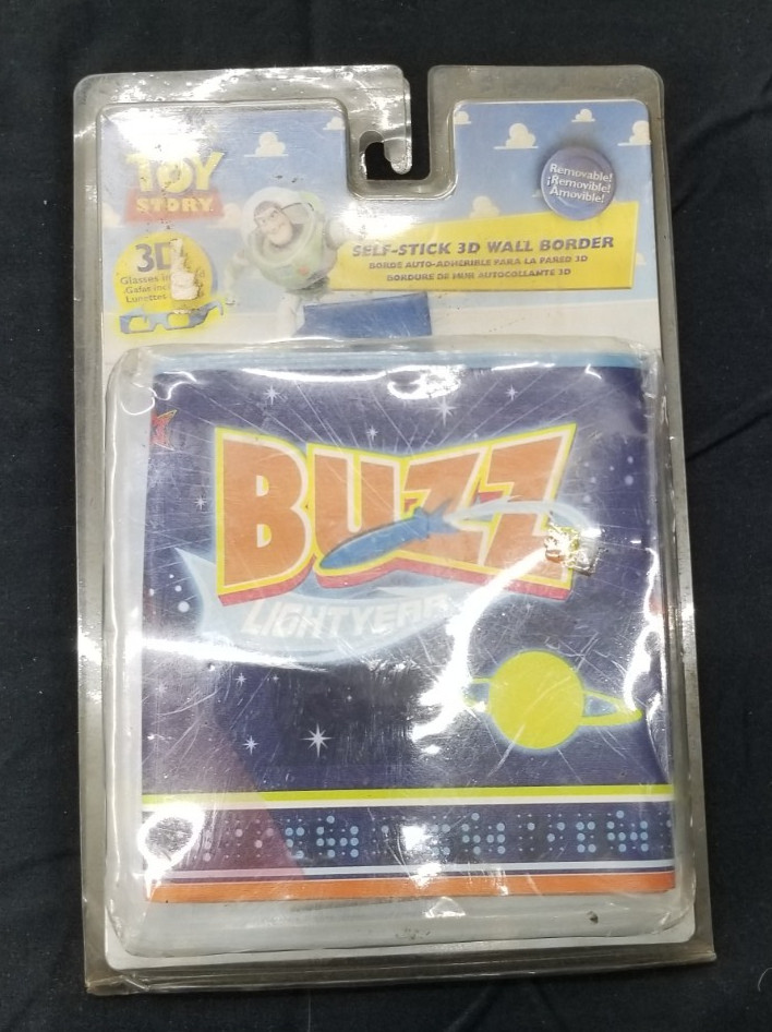 Toy Story Buzz light year Self Stick Removable 3D Wall Border 5" x 15' INV#M-564 gallery