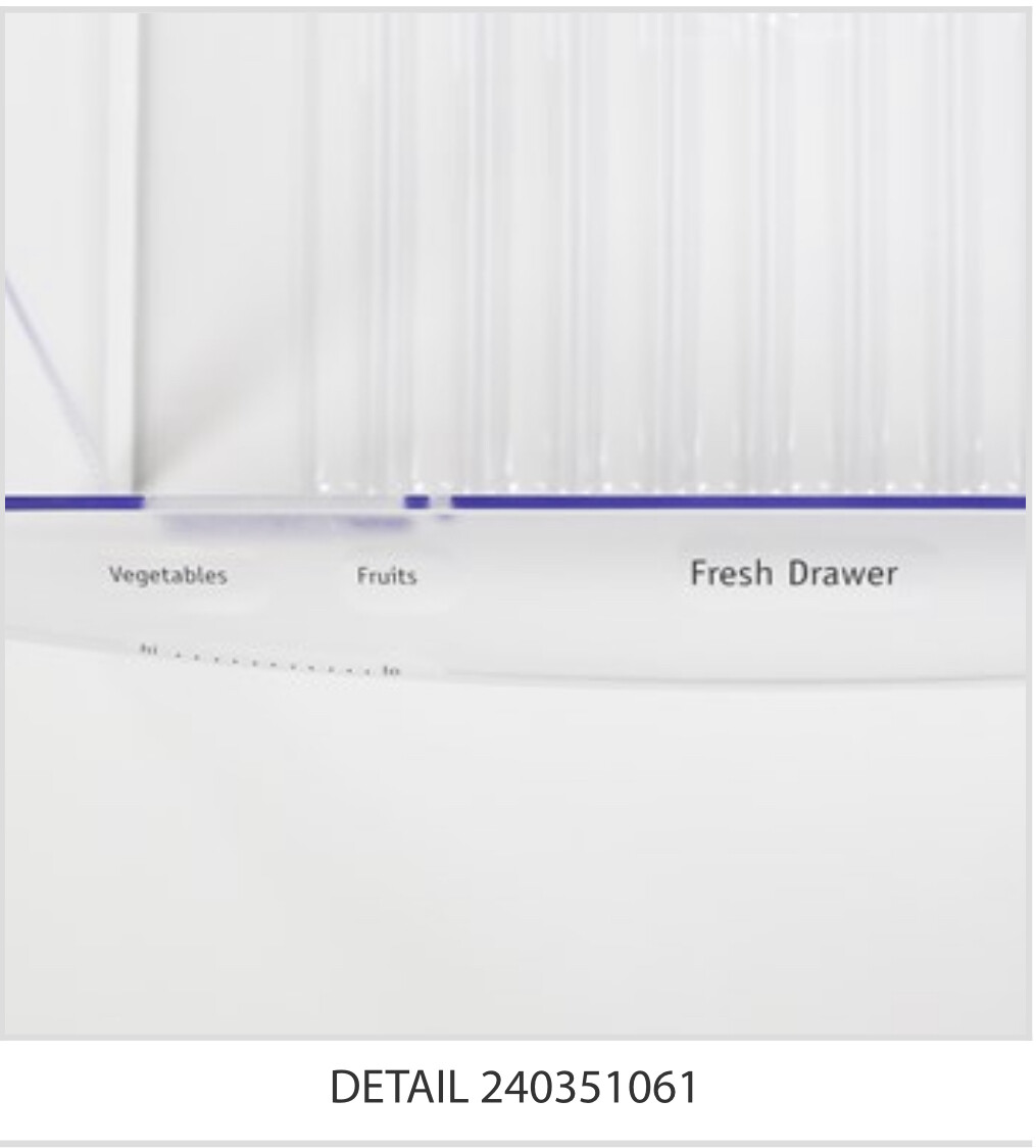 240351061 : Frigidaire Refrigerator Crisper Drawer - GENUINE OEM gallery