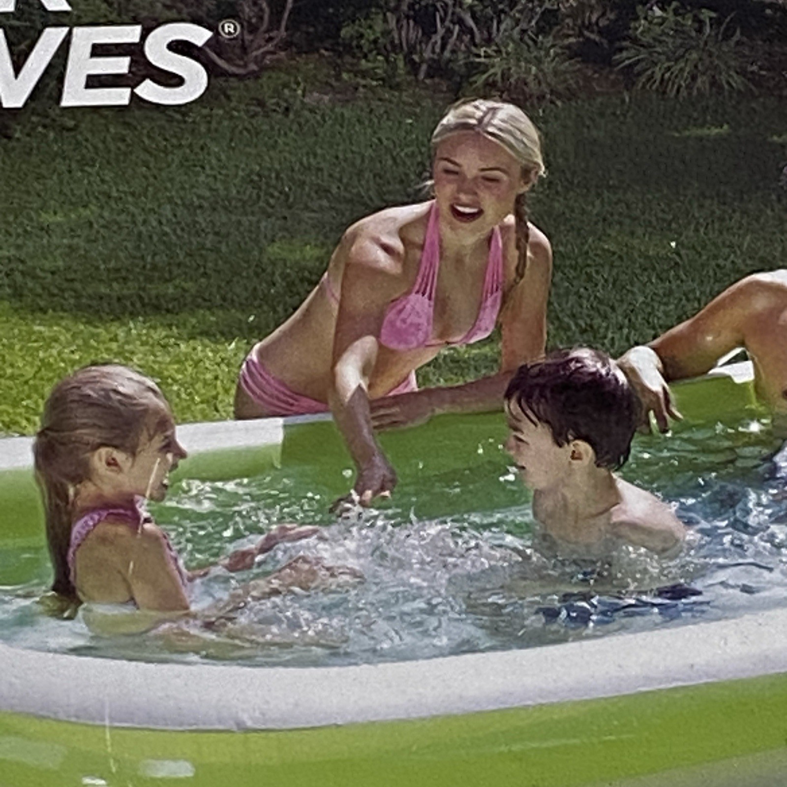 Summer Waves Deluxe Family Pool Inflatable Rectangular Pool 103" x 69" x 22" gallery