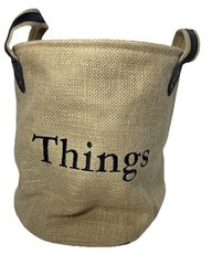 Burlap Things Storage Bin