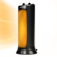 17″ Tower Heater, Ceramic, Oscillating, Portable with Carry Handle, 1,500 Watts,