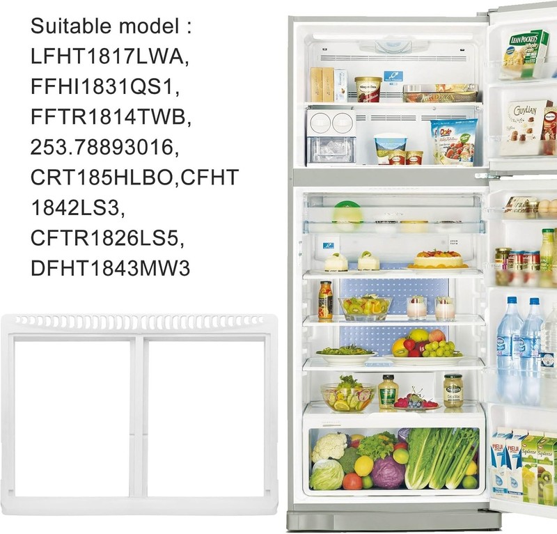 Frigidaire-Compatible Crisper Drawer Cover Frame - Perfect Fit & Easy Install gallery