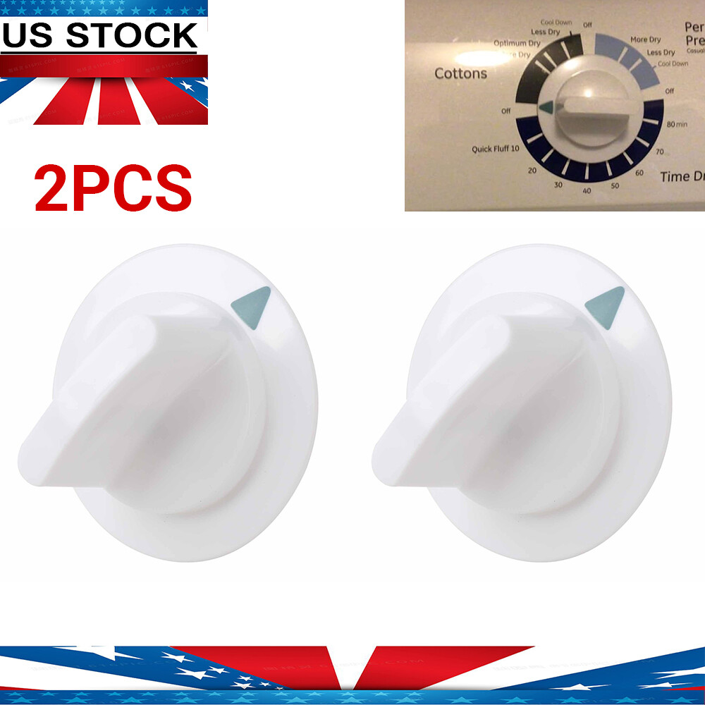 2x Dryer Timer Control Knob for Hotpoint htdp120ed0ww HTDX100EM2WW HTDX100EM8WW gallery