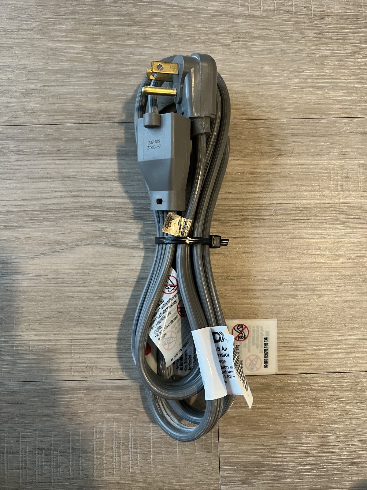 Appliance Extension Cord 6 ft Electric 14/3 15 Amp Grey by HDX gallery