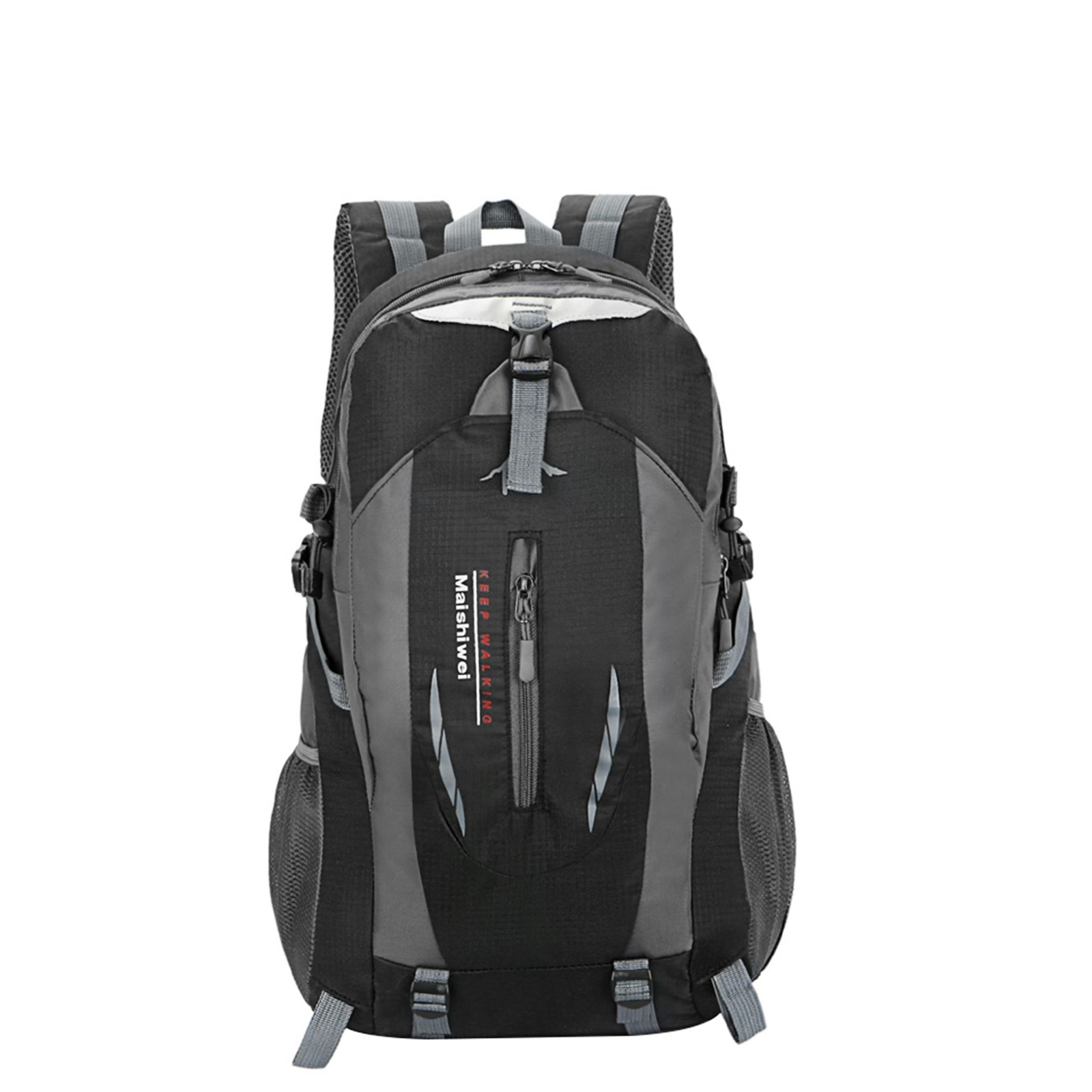 36L Waterproof Outdoor Daypack Backpack - Black